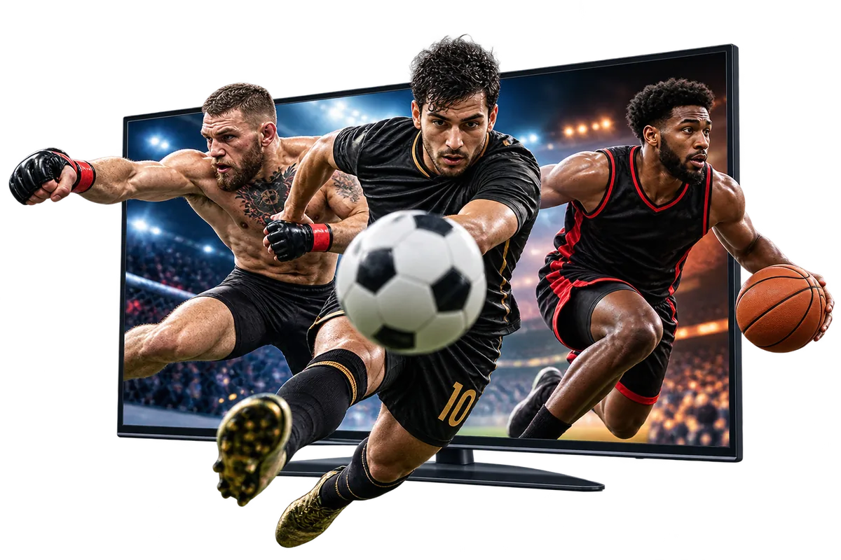 IPTV Studio Live Sports and PPV Events Streaming in 4K UHD